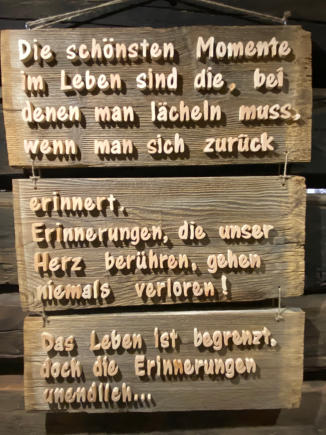 Spruch-Eingang